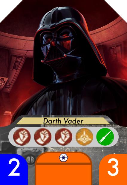 Darth Vader has turned to the dark side