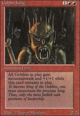 Image result for goblin king mtg